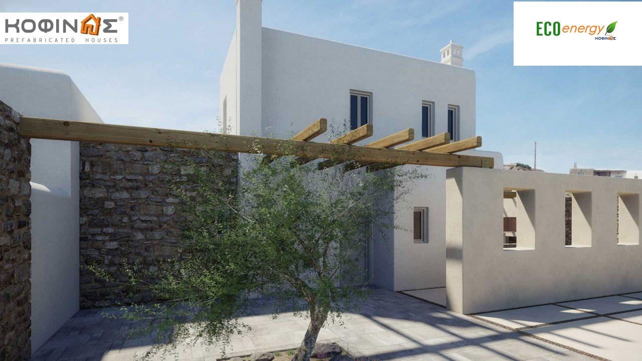 2-story house D-82, total surface of 82,30 m²,covered roofed areas 2,00 m²,balconies 22,70 m²1