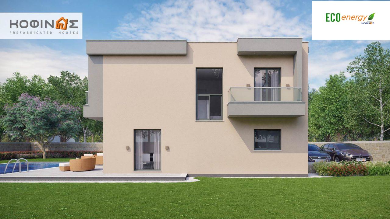 2-story house D-190, total surface of 190,94 m² ,covered roofed areas 25.02 m²,balconies 18.96 m²1