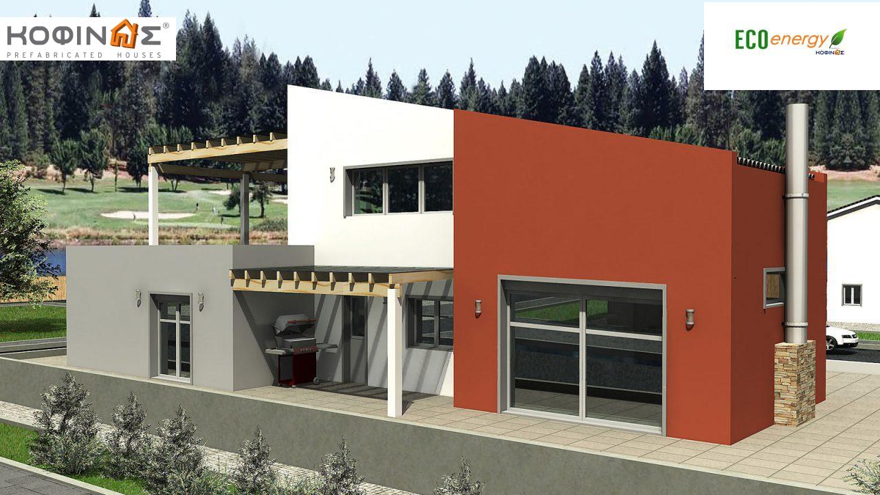 2-story house D-206, total surface of 206,30 m² ,covered roofed areas 58.91 m²,balconies 93.55 m² featured image