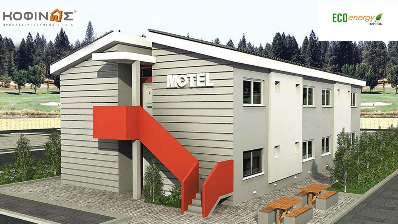 Διώροφο Motel E-394, συνολικής επιφάνειας 394,50 τ.μ., συνολική επιφάνεια στεγασμένων χώρων 22,80 τ.μ. featured image