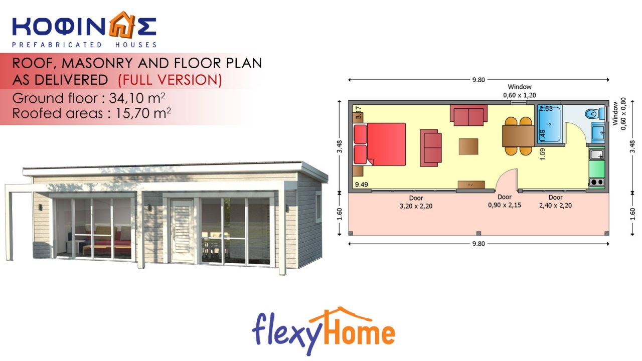 1-story Flexyhome IF-342
