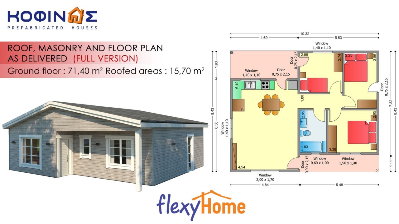1-story Flexyhome IF-711