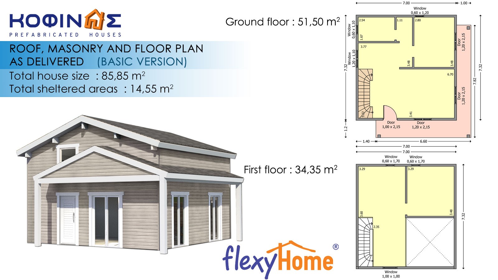 1-story with attic Flexyhome-ISF -85