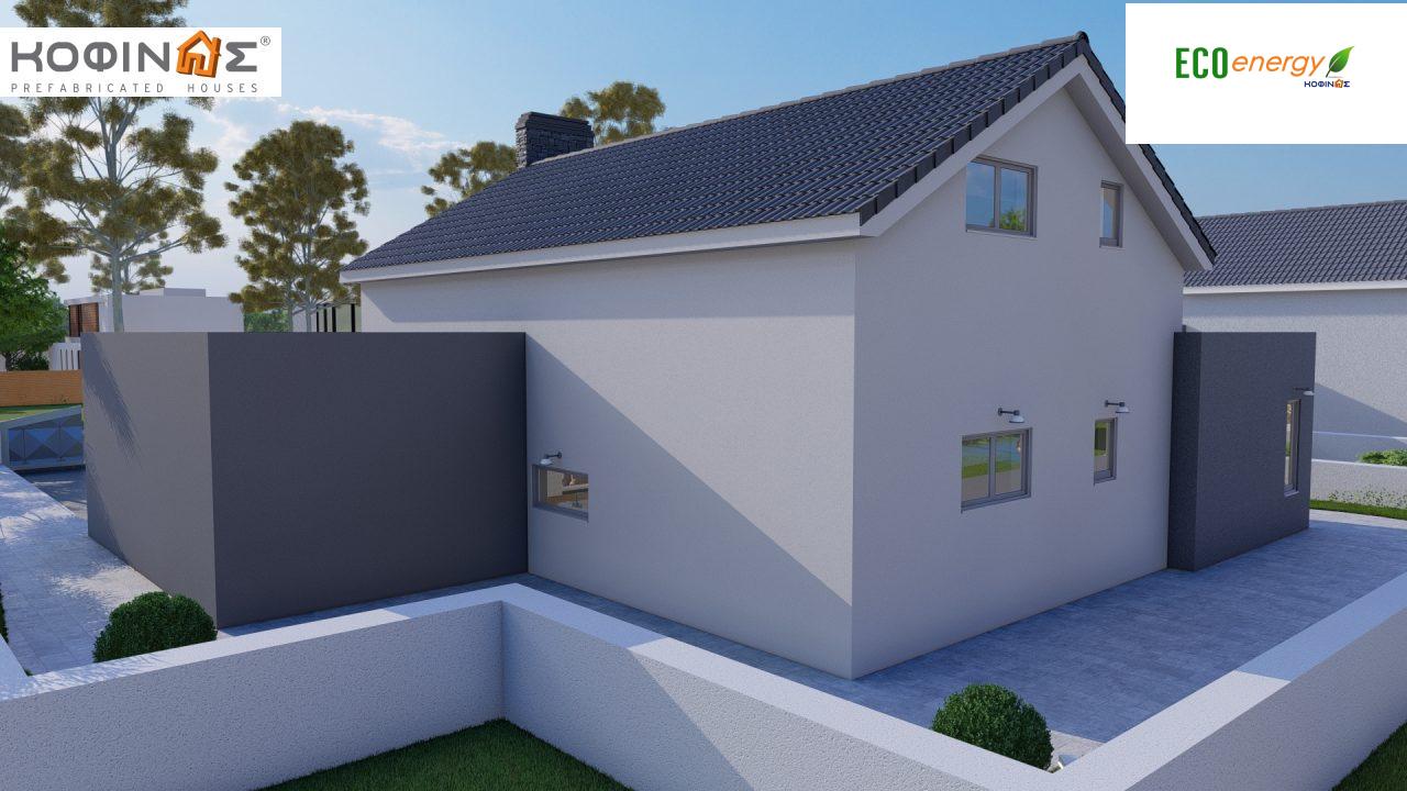 1-story house with attic IS-141, total surface of 141,95 m² , +Garage 27.08 m²(=169.03 m²), covered roofed areas 15.91 m²5