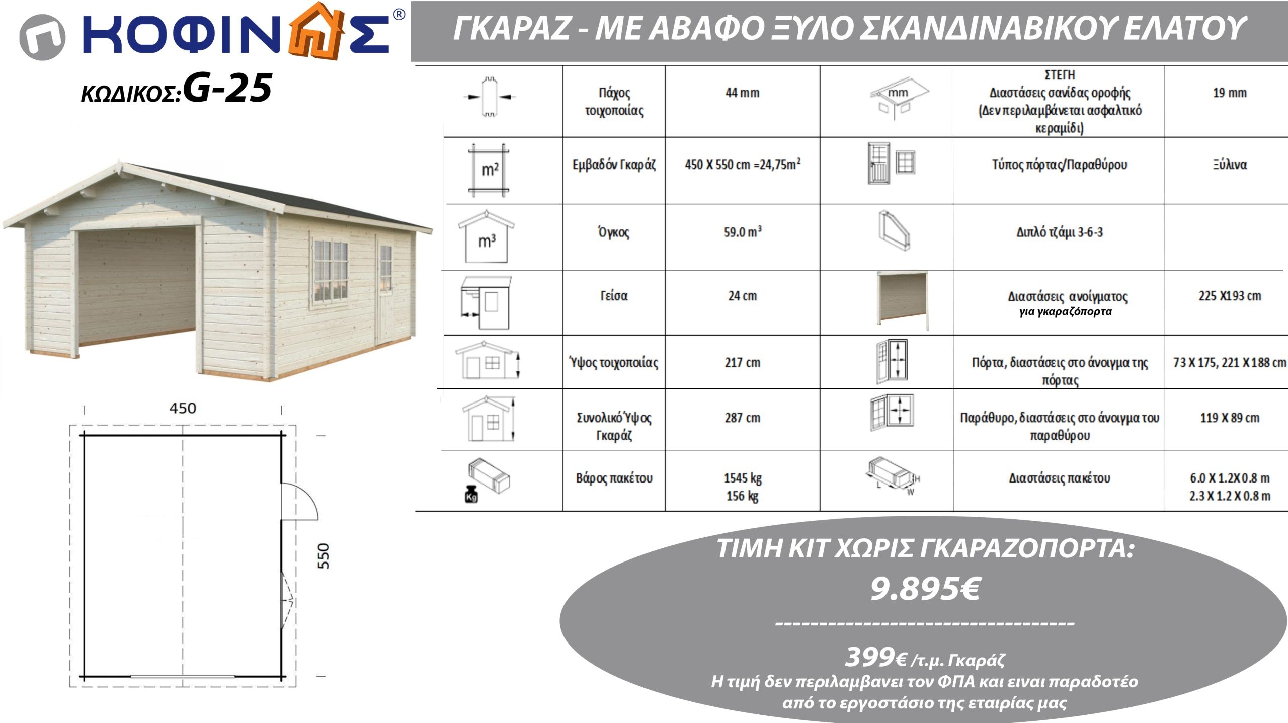 Prokataskeuasmena spitia KOFINAS SA, Energeiaki apodosi, antiseismika, xamili katanalwsi, villa,oikologiki katoikia