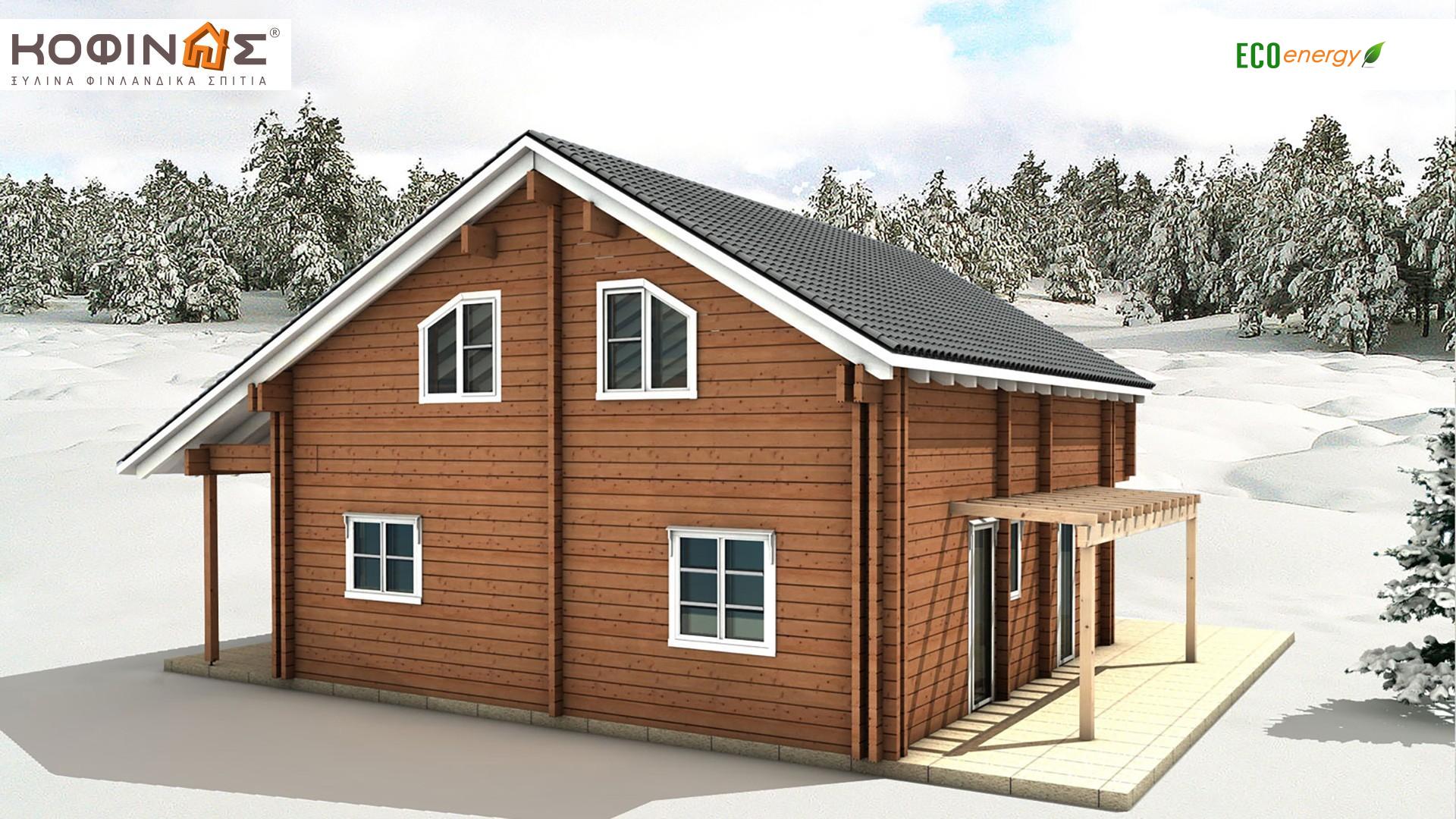 Ground floor Wooden House with attic XIS-132a