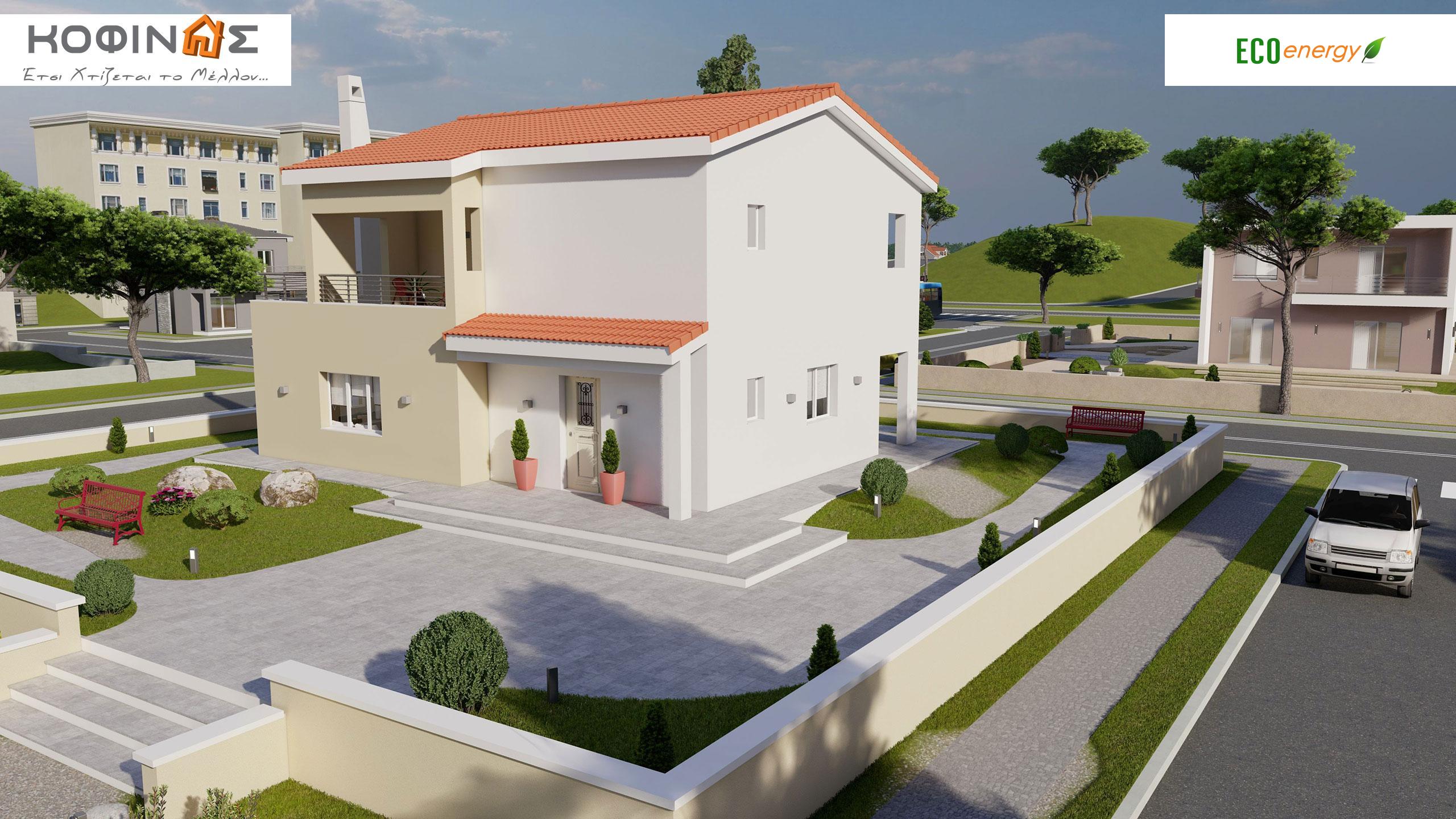 Kofinas-Etsi-xtizetai-to-mellon-D-131a – neues Haus von KOFINAS SA-2-stöckig