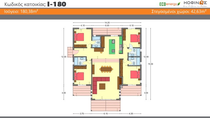 Prokataskeuasmena spitia KOFINAS SA, Energeiaki apodosi, antiseismika, xamili katanalwsi, villa,oikologiki katoikia
