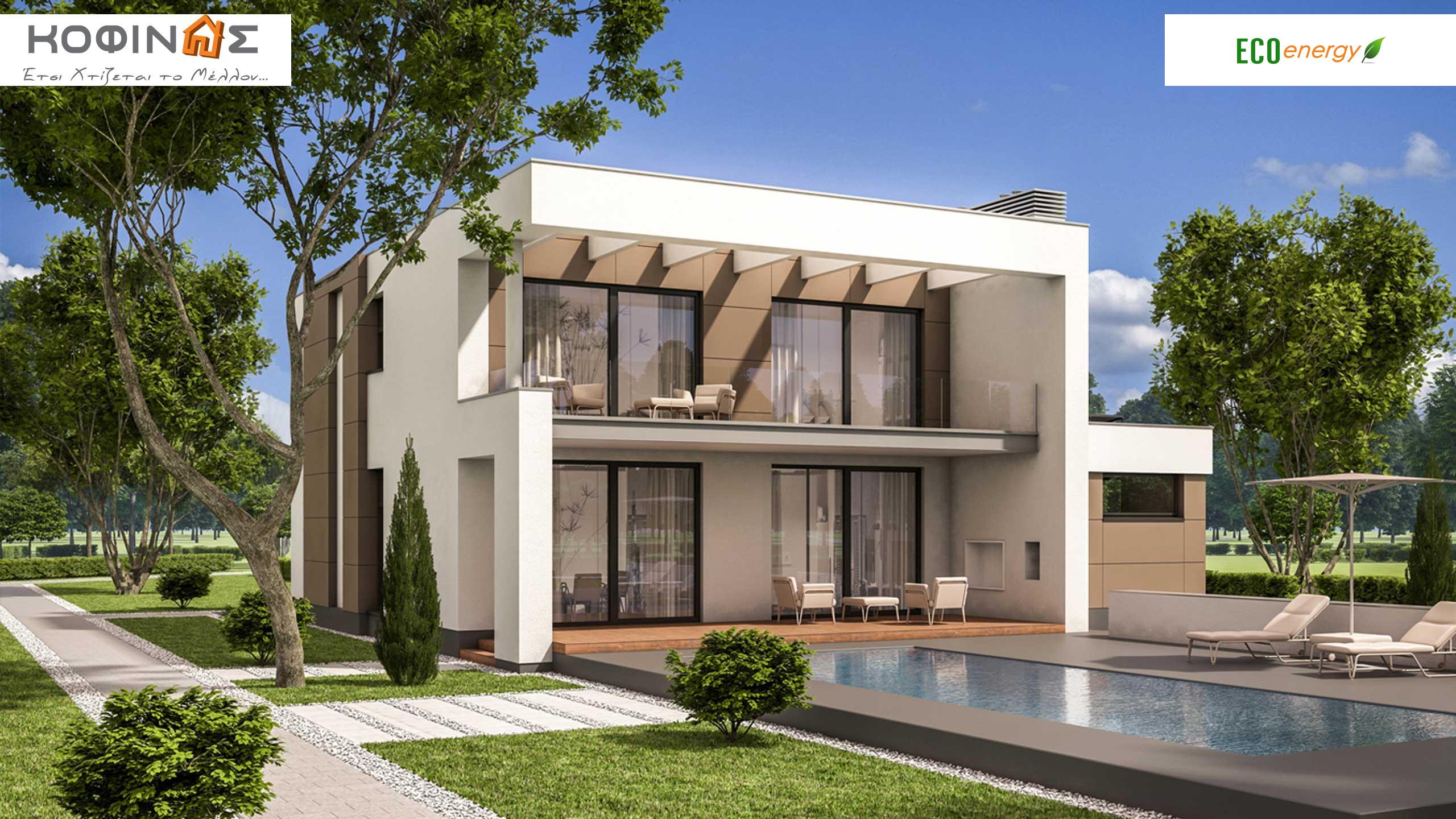 Kofinas-prokataskeuasmena-villa-prasini domisi-spiti oneirwn-khpos-pisina conception nouvelle maison kofinas