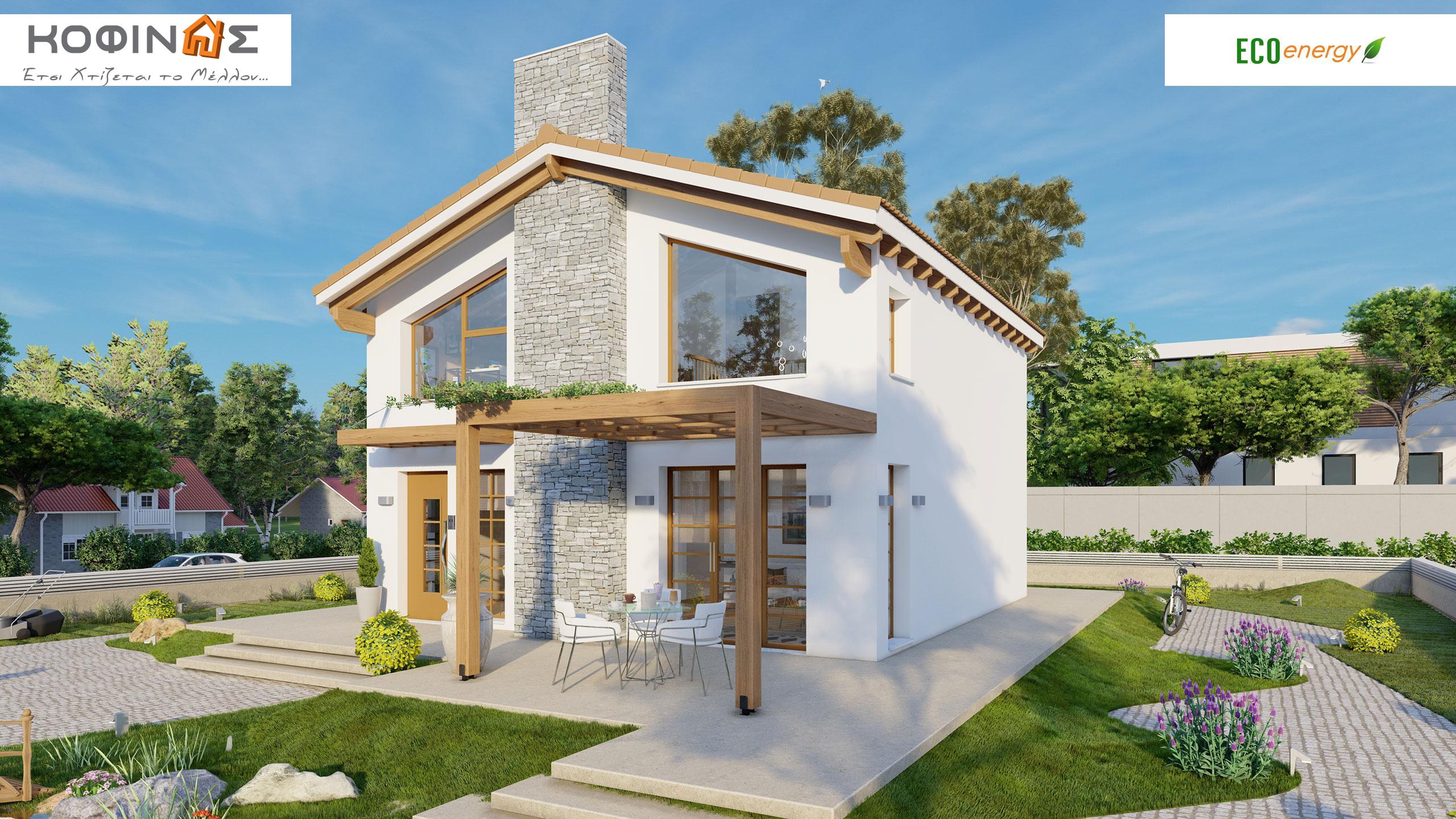 Prokataskeuasmena spitia KOFINAS SA, Energy apodosi, antiseismic, xamili katanalwsi, villa, oikologiki katoikia