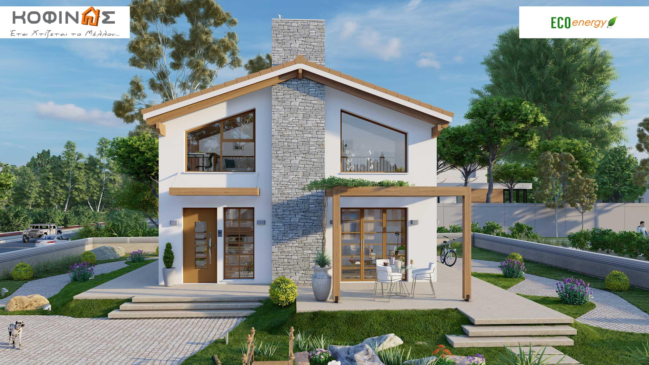 Prokataskeuasmena spitia KOFINAS SA, Energy apodosi, antiseismic, xamili katanalwsi, villa, oikologiki katoikia