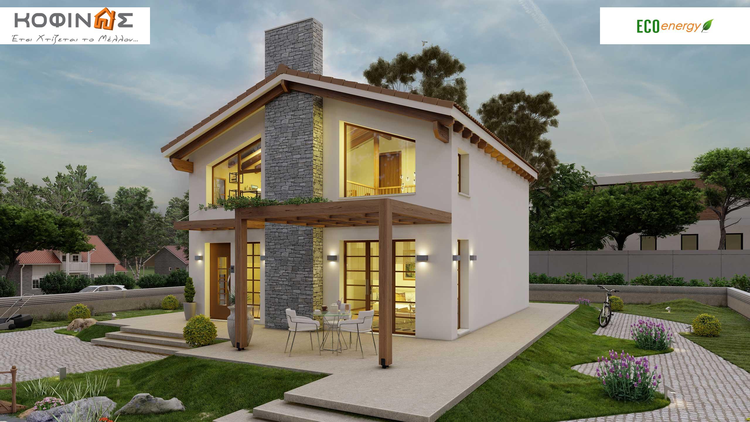 Prokataskeuasmena spitia KOFINAS SA, Energy apodosi, antiseismic, xamili katanalwsi, villa, oikologiki katoikia