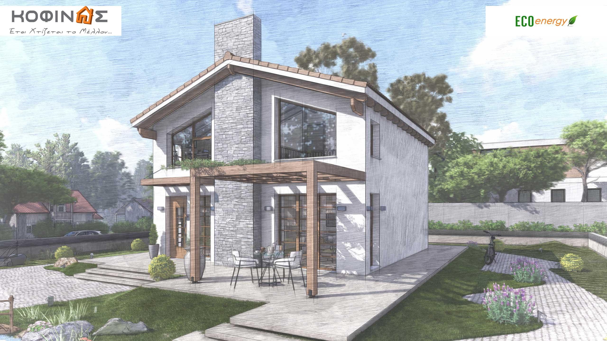 Prokataskeuasmena spitia KOFINAS SA, Energy apodosi, antiseismic, xamili katanalwsi, villa, oikologiki katoikia