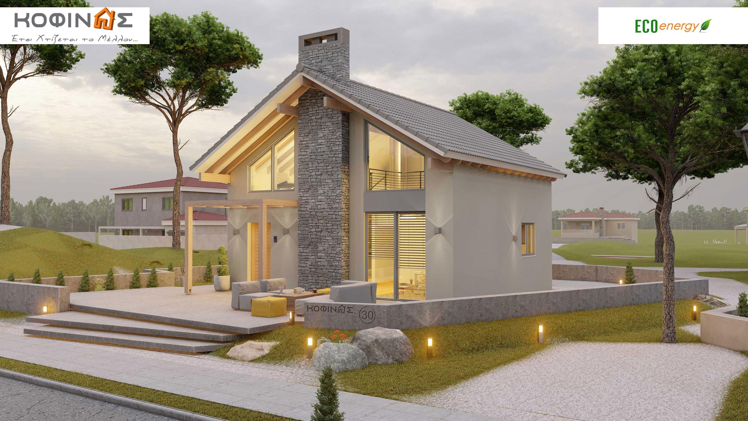 Prokataskeuasmena spitia KOFINAS SA, Energy apodosi, antiseismic, xamili katanalwsi, villa, oikologiki katoikia