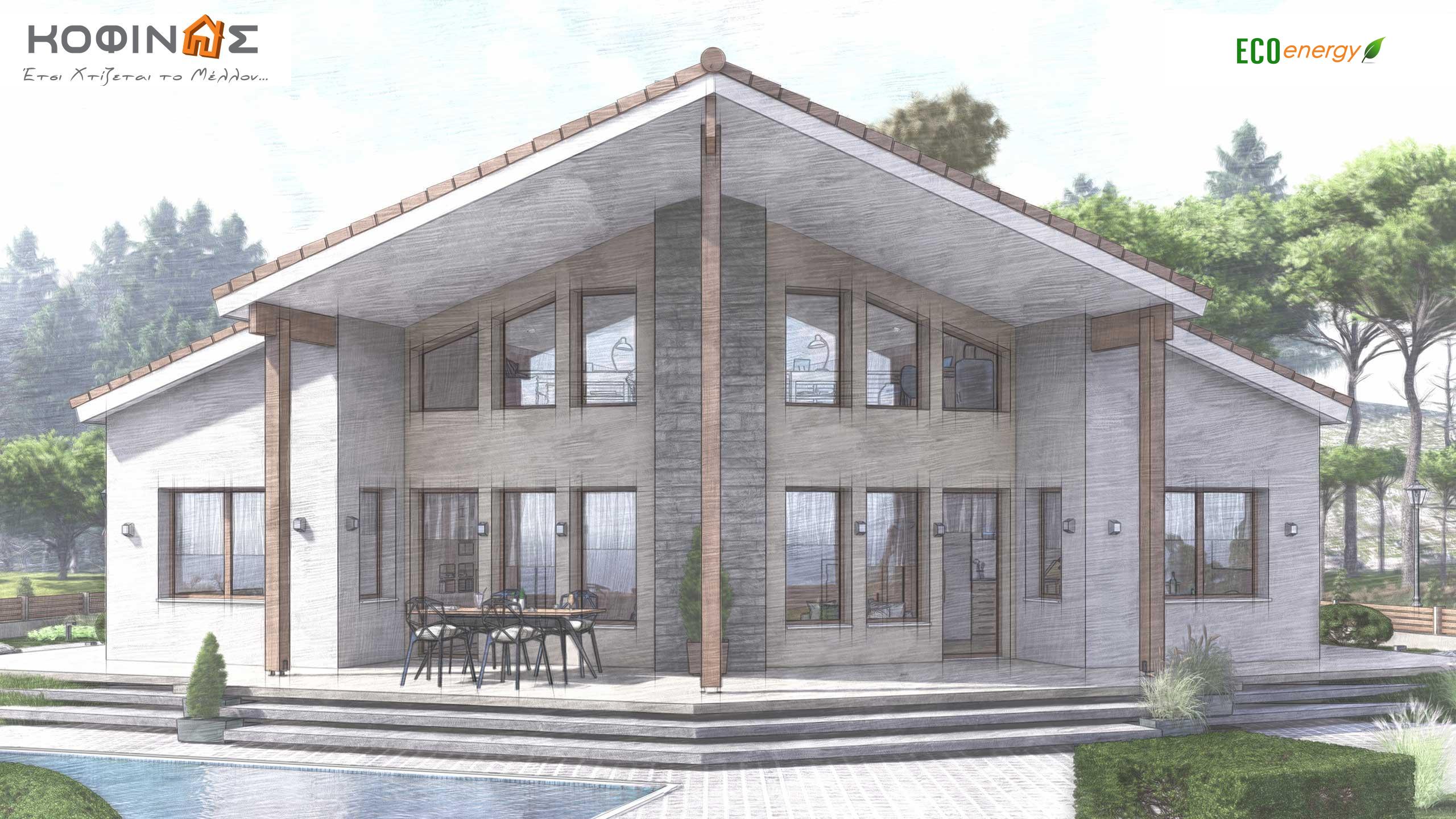 New house IS-144,Prokataskeuasmena spitia KOFINAS SA, Energy efficiency, antiseismic, xamili katanalwsi, villa, oikologiki katoikia