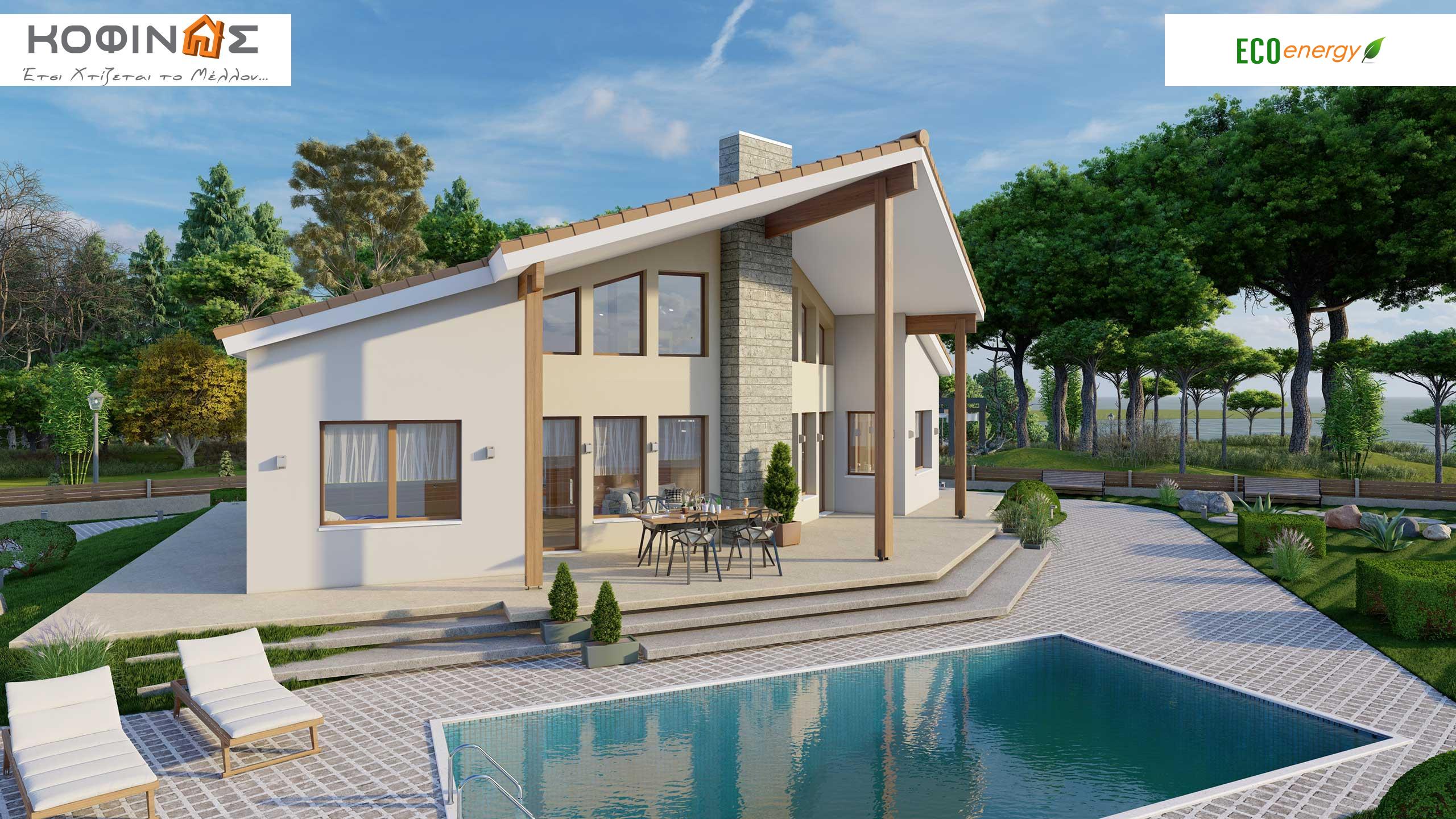 New house IS-144,Prokataskeuasmena spitia KOFINAS SA, Energy efficiency, antiseismic, xamili katanalwsi, villa, oikologiki katoikia