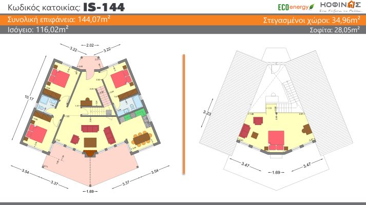 Nea katoikia-is-144,Prokataskeuasmena spitia KOFINAS SA, Energy apodosi, antiseismic, xamili katanalwsi, villa, oikologiki katoikia