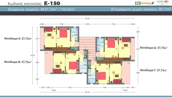 Prokataskeuasmena spitia KOFINAS SA, Energeiaki apodosi, antiseismika, xamili katanalwsi, villa,oikologiki katoikia