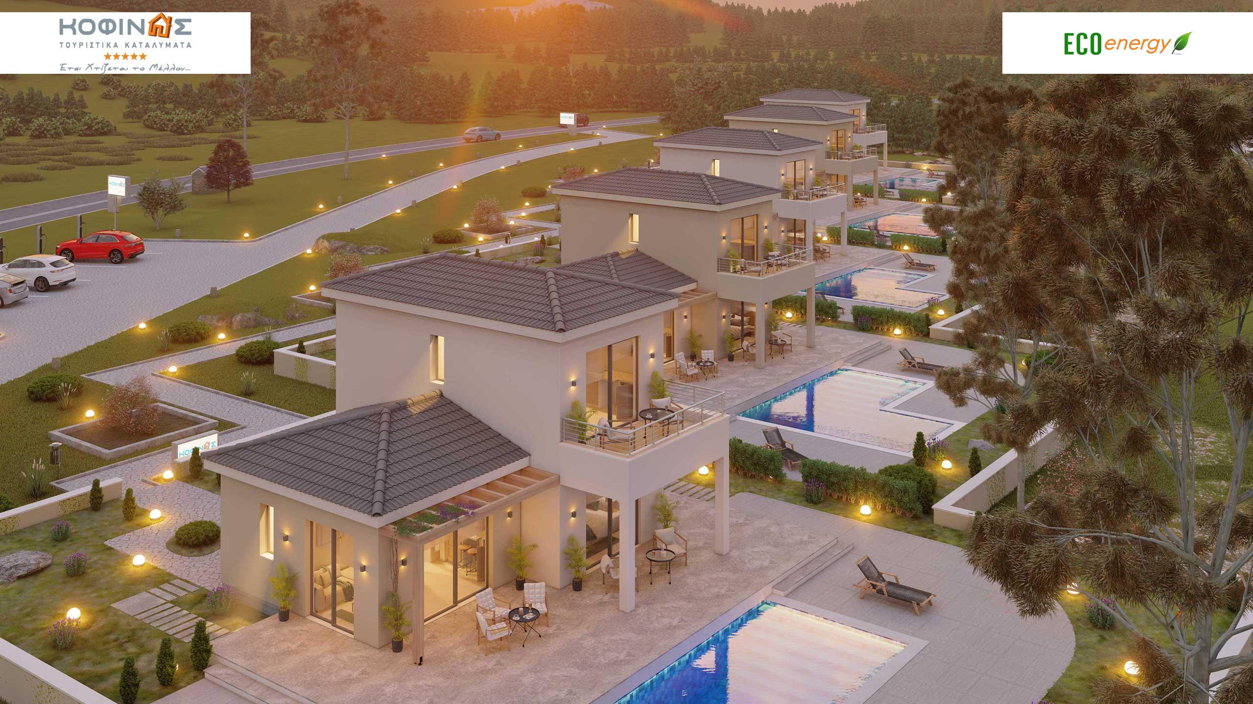 Ξενοδοχεία σπίτια προκάτ Kofinas-toyristika katalymata-tourist accomodation-Τουριστικό κατάλυμα Κοφινάς με κωδικό Ε-89