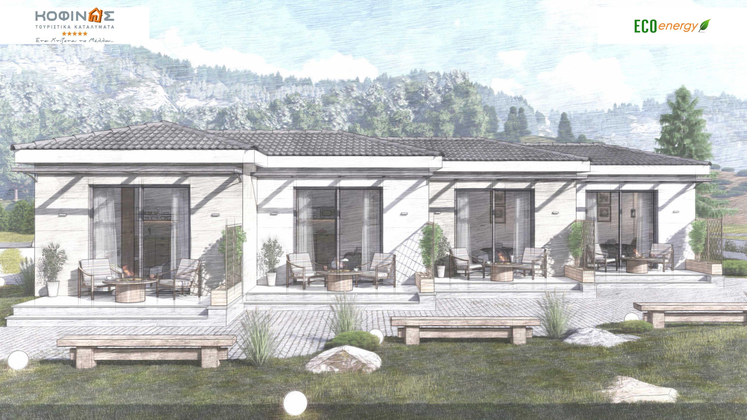 Ξενοδοχεία σπίτια προκάτ Kofinas-toyristika katalymata-tourist accomodation-Τουριστικό κατάλυμα Κοφινάς με κωδικό Ε-103