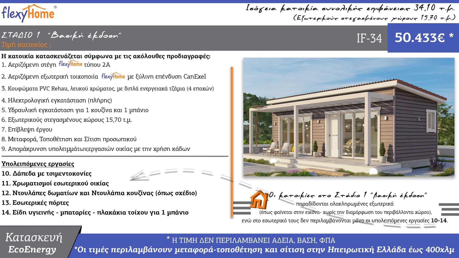 IF-34-τιμή-Νέος τιμοκατάλογος-Κοφινάς προκατασκευασμένα σπίτια
