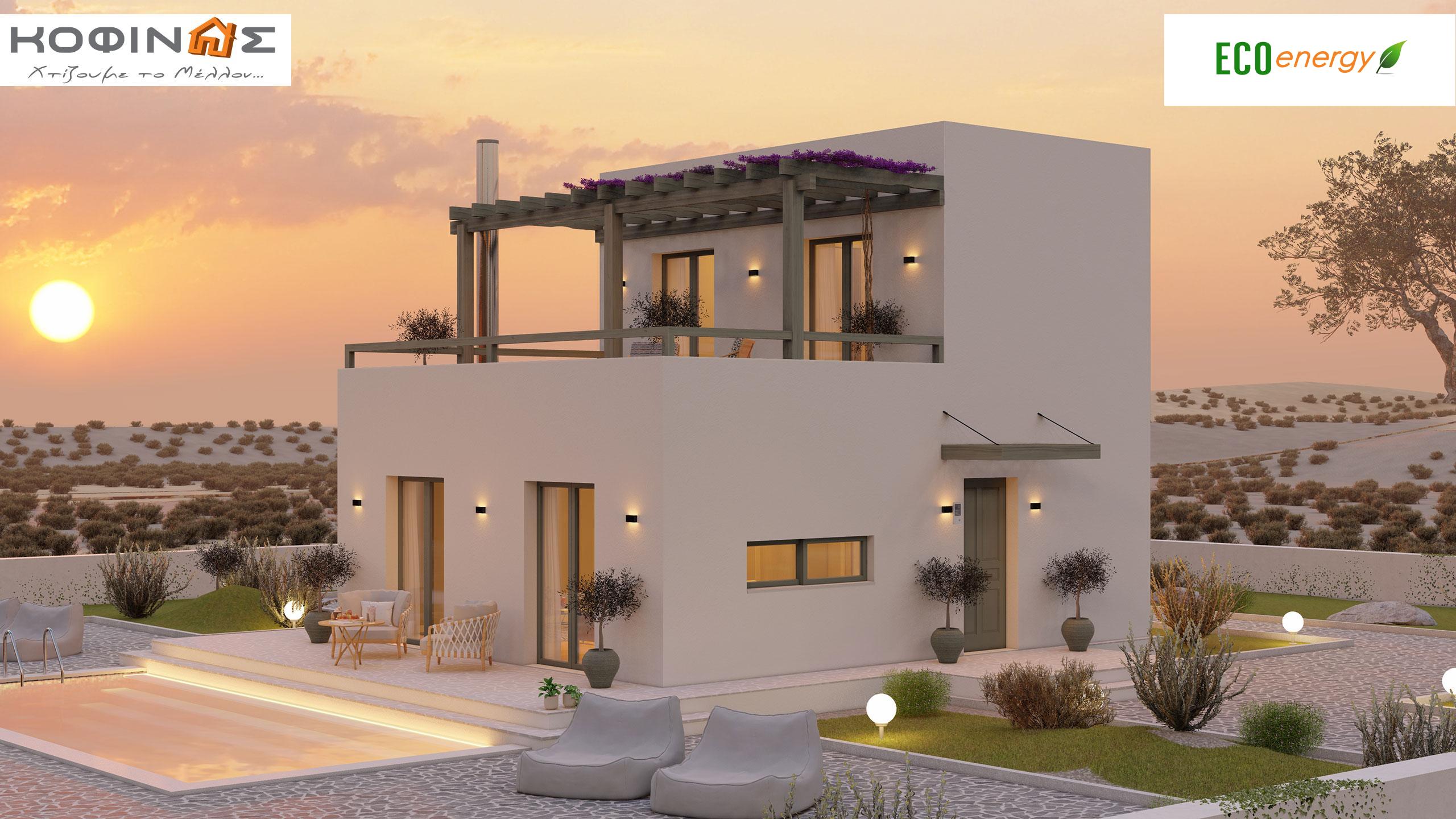 ΚΟΦΙΝΑΣ-Wohnhaus – So wird die Zukunft gebaut – Grundrisse – Zweigeschossig