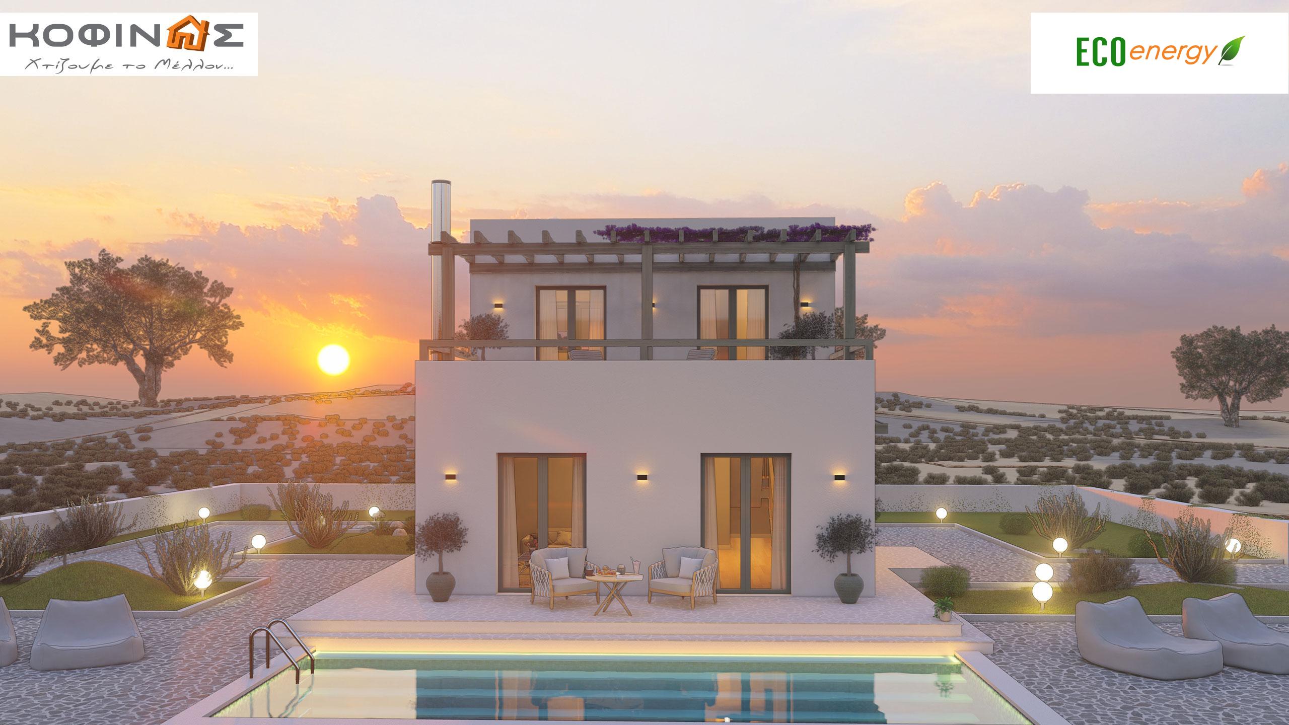 ΚΟΦΙΝΑΣ-Wohnhaus – So wird die Zukunft gebaut – Grundrisse – Zweigeschossig