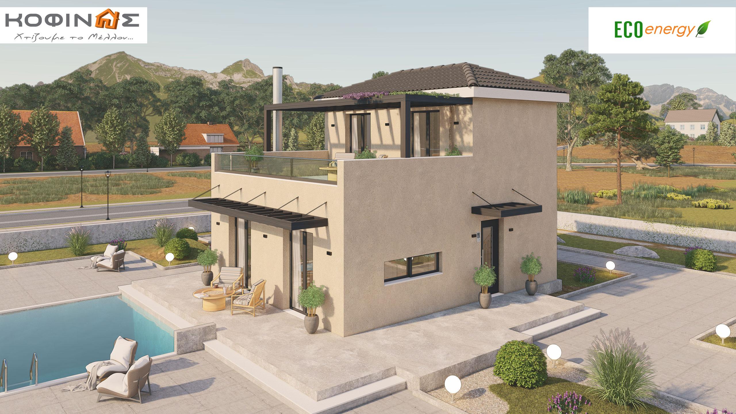 ΚΟΦΙΝΑΣ-Wohnhaus – So wird die Zukunft gebaut – Grundrisse – Zweigeschossig