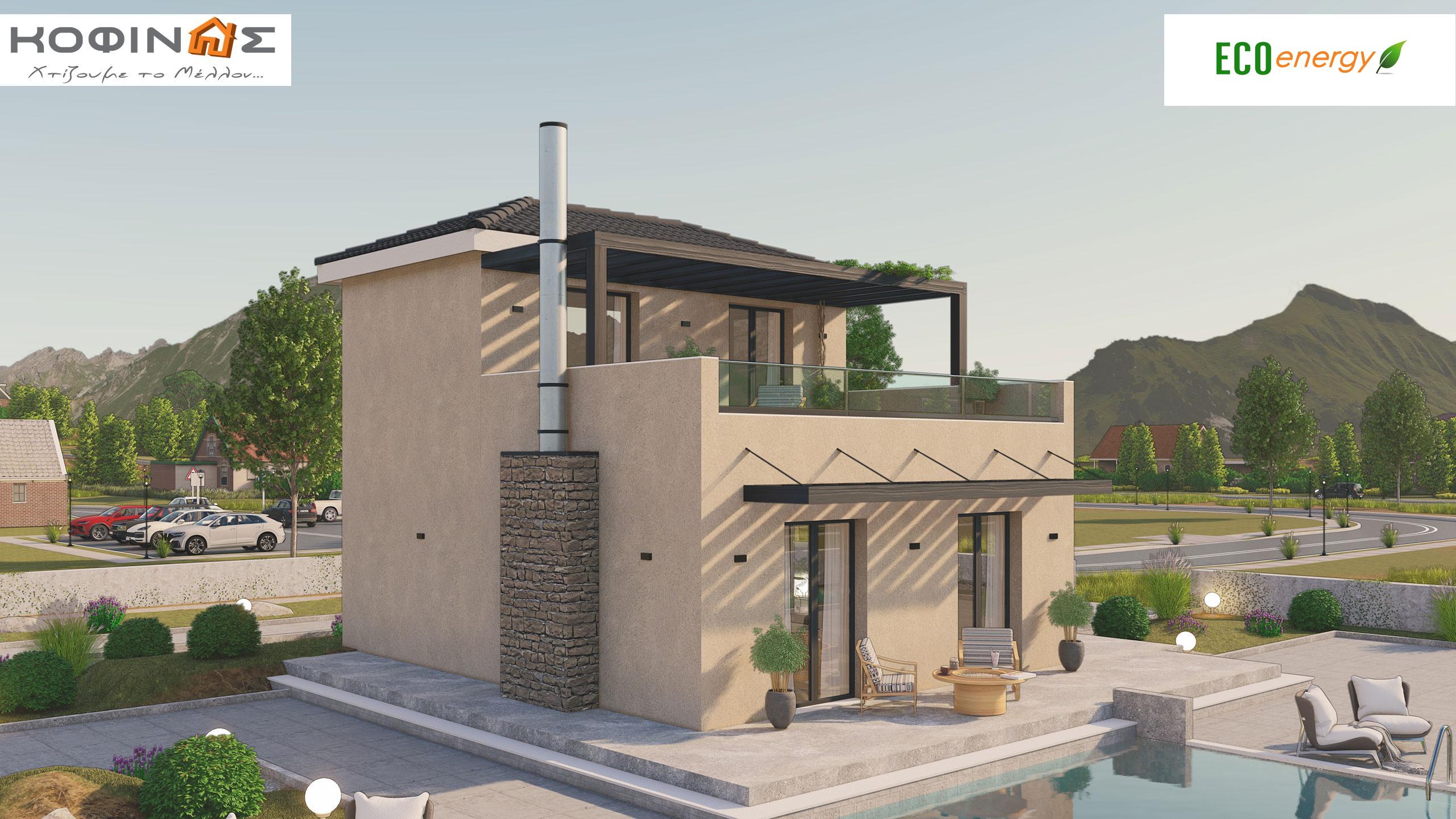 ΚΟΦΙΝΑΣ-Wohnhaus – So wird die Zukunft gebaut – Grundrisse – Zweigeschossig