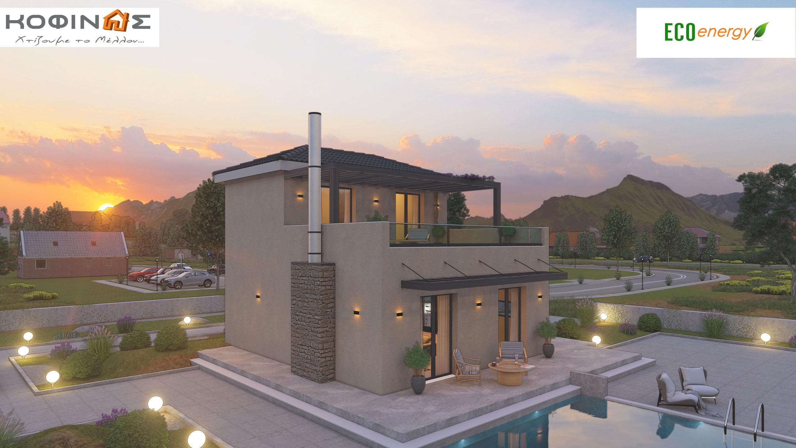 ΚΟΦΙΝΑΣ-Wohnhaus – So wird die Zukunft gebaut – Grundrisse – Zweigeschossig