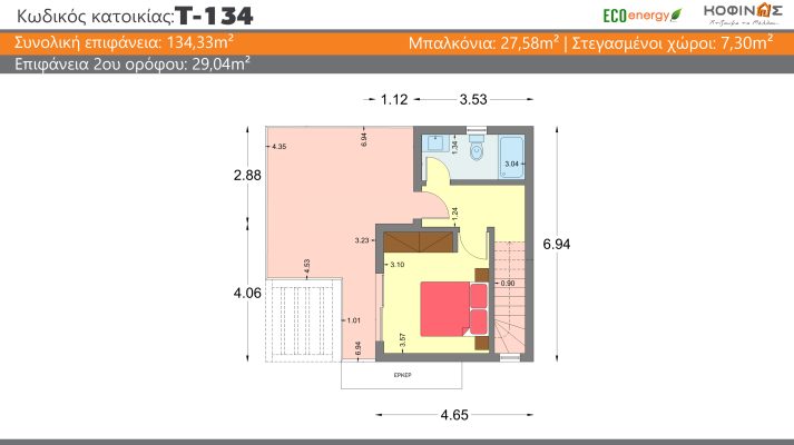 Prokataskeuasmena spitia KOFINAS SA, Energeiaki apodosi, antiseismika, xamili katanalwsi, villa,oikologiki katoikia